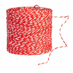 Cuerda Bridar Carne Rojo - Blanco